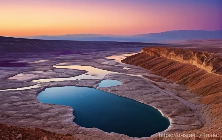이스라엘의 자연보호구역과 에코투어 - **Prompt:** A serene and expansive landscape of the Judean Desert during a vibrant sunset. The sky i...